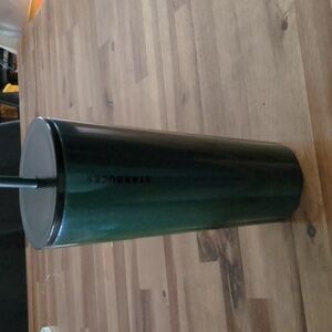 Starbucks 24oz Emerald green shimmer Metal tumbler